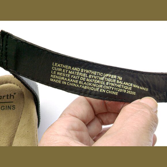 Earth Origins Kendra Kane Wedge Black Size 7M - Picture 3 of 8